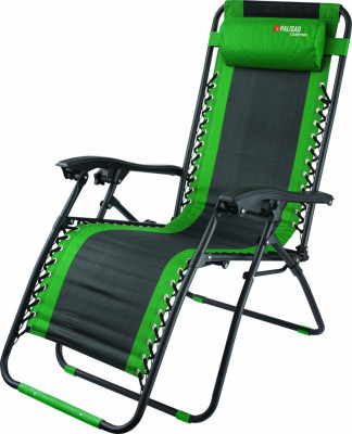 Кресло-шезлонг складное, многопозиционное 160х63,5х109 cм, camping// palisad