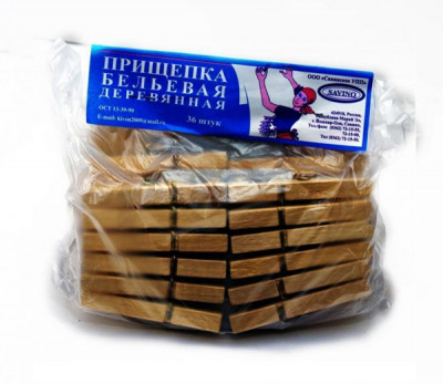 Прищепки деревянные 36шт г.йошкар-ола