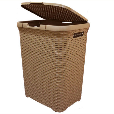Корзина для белья пластмассовая 50л keeplex ajur 430х340х590 kl4101