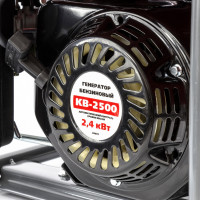 Генератор бензиновый kb 2500, 2,4 квт, 220в/50гц, 15 л, ручной старт// kronwerk