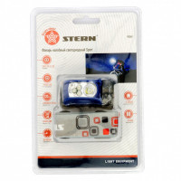 Фонарь налобный sport, abs пластик, cree xp-e LED 3 вт 120 лм, 3 эко LED, 8-18 часов, 3хааа// stern