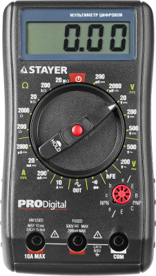 Stayer prodigital цифровой мультиметр (45310)