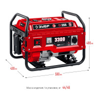 ЗУБР 3300 вт, бензиновый генератор (сб-3300)