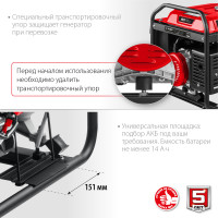 ЗУБР 5500 вт, бензиновый генератор с электростартером (сб-5500е)