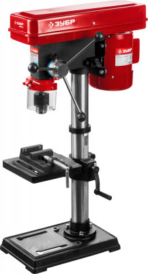 Сверлильный станок, ЗУБР зсс-450, 500вт, 12 скор., патрон 16мм, ход 60мм, посадка в16(мт2), безоп. вык-ль, тиски 75х75мм, от шпин. до основ. 524мм