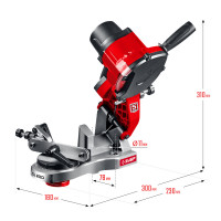 ЗУБР d 104 мм, 90 вт, заточной станок для пильных цепей (сц-200)