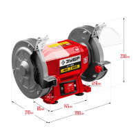 ЗУБР d 150 мм, 200 вт, заточной станок (ст-150)