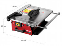 ЗУБР d 200 мм, 1000 вт, настольный электрический плиткорез (эп-200-1000н)