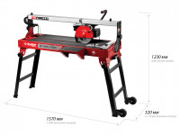 ЗУБР 920 мм, d 200 мм, 1000 вт, электрический плиткорез (эп-200-1000с)