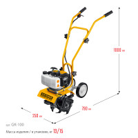Steher 2.2 л.с., бензиновый культиватор (gk-100)