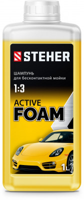 Steher active foam, 1 л, шампунь для минимоек универсальный (76050-1)