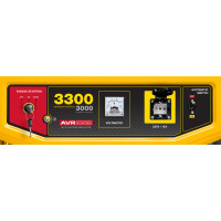 Steher 3300 вт, бензиновый генератор с электростартером (gs-4500e)