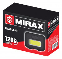 Mirax 120 лм, 3 режима, налобный фонарь, 3ааа (56702)