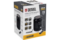 Тепловентилятор керамический dtfc-2000x, 2 квт, wi-fi, пульт, динамик, вращение, 3 реж. // denzel