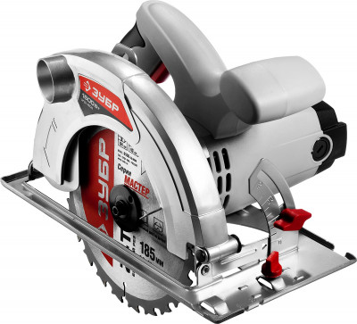 Пила дисковая, 90°-64 мм, диск 185 мм, 1600 вт, ЗУБР