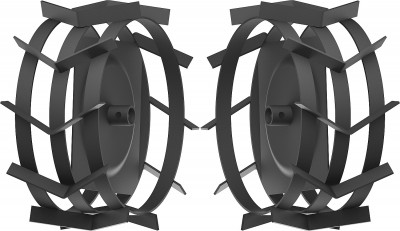 ЗУБР, 425х200 мм, грунтозацепы для мотоблоков, набор 2 шт