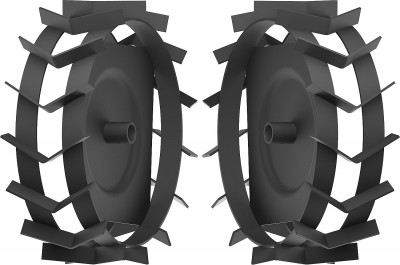 ЗУБР, 460х160 мм, грунтозацепы для мотоблоков, набор 2 шт