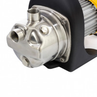 Садовый поверхностный насос gp1200х, 1200 вт, 3700 л/ч, подъем 46 м, нержавейка// denzel