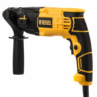 Перфоратор электрический rh-650-18, sds-plus, 650 вт, 2,0 дж, 3 плюс 1 реж.// denzel