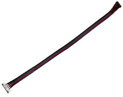 Lc-d-5050-b-5 соединительный кабель, с клипсой 15 см rgb 5050 ip20