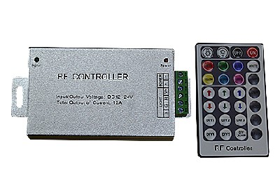 Rgb rf28k контроллер ledcraft с функцией диммирования 12/24v 144/288w 4а