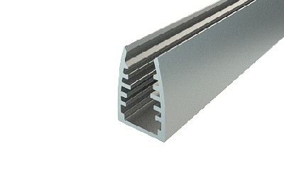 Профиль алюминиевый для стекла lc-lpg-1318-2 anod