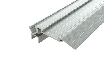 Профиль алюминиевый для ступеней без резиновой вставки lc-pds-2879-2 anod