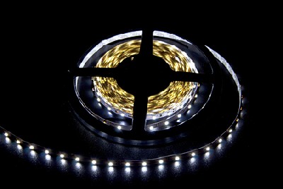 Светодиодная лента ledcraft smd 3528 4,8 ватт на метр 60 диодов на метр ip 33 холодный белый