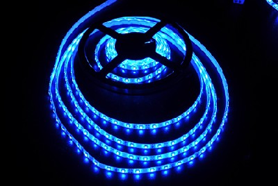 Светодиодная лента ledcraft smd 3528 4,8 ватт на метр 60 диодов на метр ip 65 синий