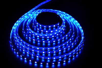 Светодиодная лента ledcraft smd 5050 15 ватт на метр 60 диодов на метр ip 33 синий