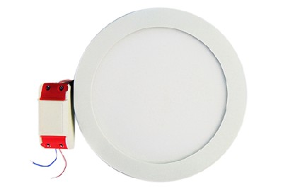 Ledcraft downlight белый круглый 240*240*13 14 ватт теплый белый