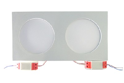 Ledcraft downlight белый прямоугольный 350*180*20 20 ватт теплый белый