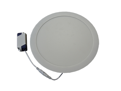 Ledcraft downlight серый круглый 300*300*13 18 ватт теплый белый
