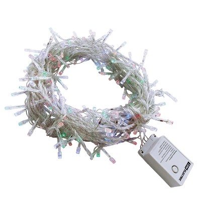 Гирлянда новогодняя светодиодная 200led, 230в, многоцветная, 10м, 8 режимов, ip20