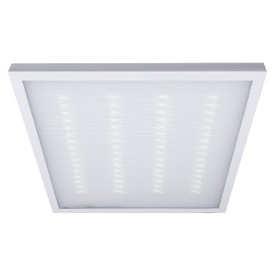 Светильник LED 595х595х19мм 36вт 4000к, рассеив.-призма, с драйвером, унив. (уп.2шт)