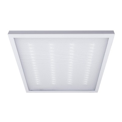Светильник LED 595х595х19мм 36вт 6500к, рассеив.-призма, с драйвером, унив. (уп.2шт)