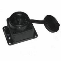 Бемис розетка на поверхность каучук 1/16а ip44 с крышкой (10-009) (bk1-1402-2511)