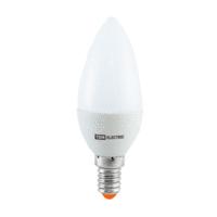 Лампа светодиодная LED е14, свеча, 5вт, 230в, 3000к, матовая, тепл. белый свет