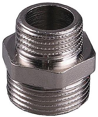 Бочонок general fittings переходной, никелированная латунь, 1/2