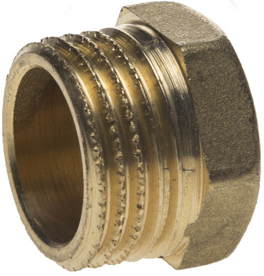Заглушка general fittings латунь, 6-ти гранная головка, наружная резьба, 1/2