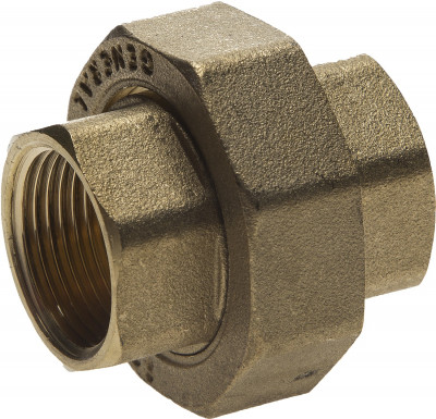 Соединитель general fittings с накидной гайкой, латунь, г/г, 3/4