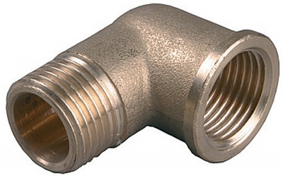 Уголок general fittings с упором, латунь, г/ш, 3/4