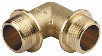 Уголок general fittings с упором, латунь, ш/ш, 1/2