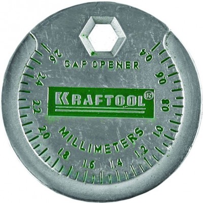 Измеритель зазора свечи kraftool с градуировкой, 0,4-2,6мм