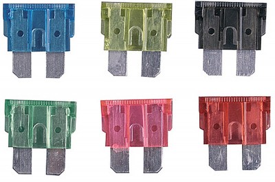 Набор stayer плавкие автопредохранители, 10 шт: 3a, 5a, 7,5a, 10a, 15a, 20a, 30a