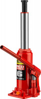 Stayer red force, в кейсе, 6 т, 216 - 413 мм, бутылочный гидравлический домкрат, professional (43160-6-k)