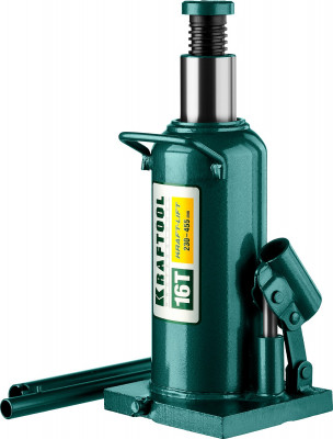 Kraftool kraft-lift, 16 т, 230 - 460 мм, бутылочный гидравлический домкрат (43462-16)