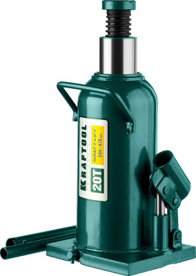 Kraftool kraft-lift, 20 т, 244 - 478 мм, бутылочный гидравлический домкрат (43462-20)