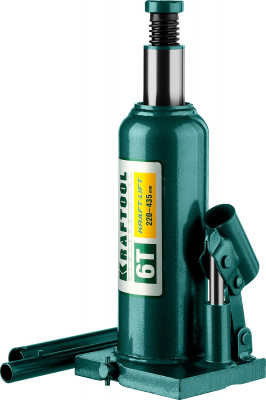 Kraftool kraft-lift, 6 т, 216 - 413 мм, бутылочный гидравлический домкрат (43462-6)