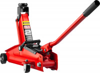Stayer r-28 red force, в кейсе, 2 т, 130 - 350 мм, подкатной домкрат для легковых а/м, professional (43153-2-k)